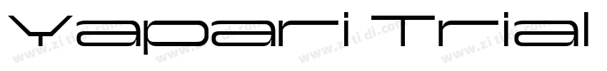 Yapari Trial semibol字体转换